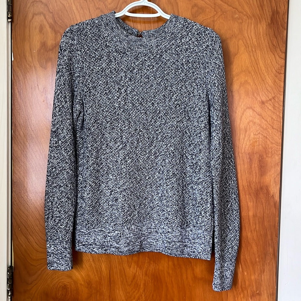 Loft Knit Blue and White Sweater